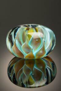 Lotus Handmade Lampwork Bead